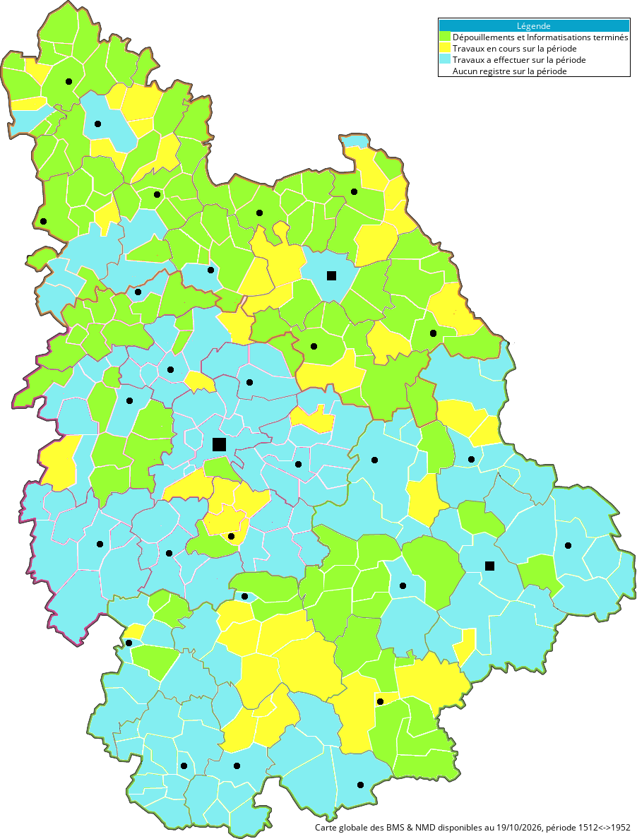 Carte des communes de la Vienne